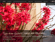 Tablet Screenshot of blumenhalle.ch